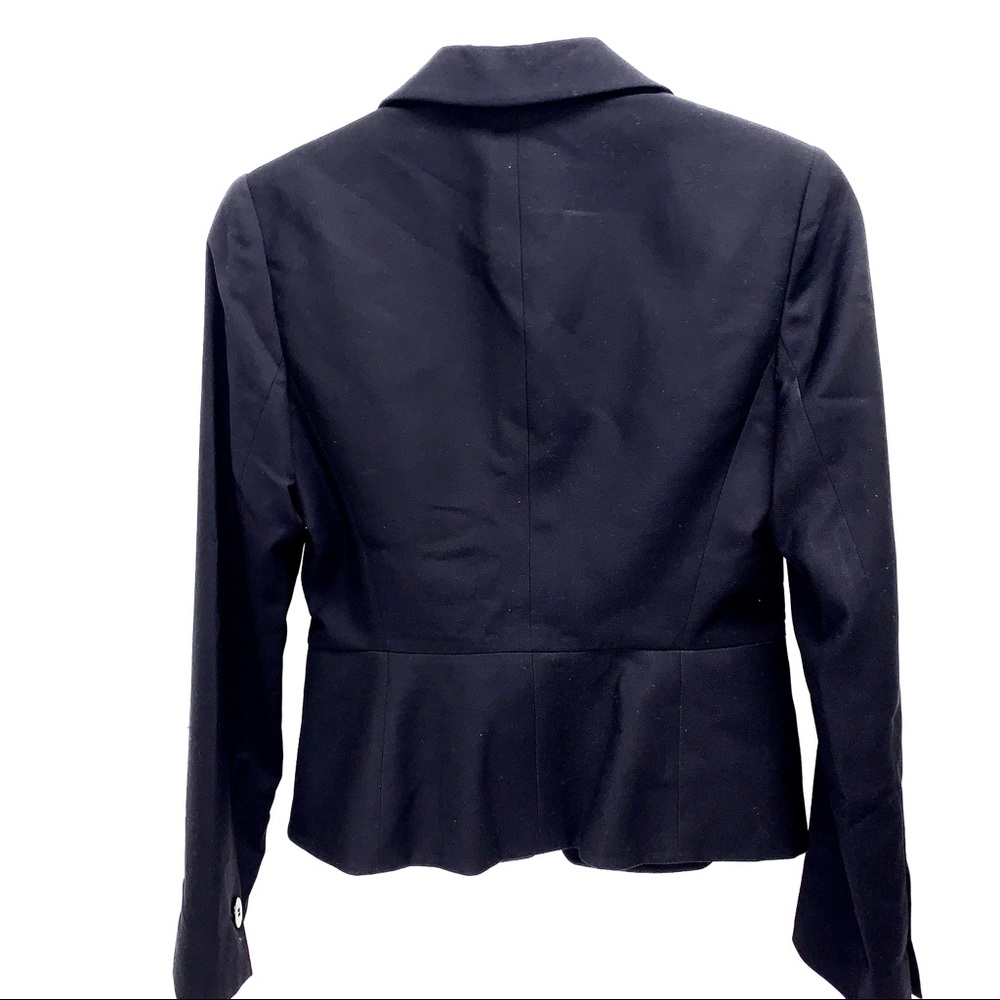 Black Armani Collezioni Jacket Peplum Bottom SZ 6 - Picture 4 of 6